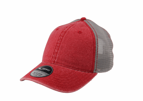 VINTAGE WASHED TRUCKER (VWT-01 RED/GREY)