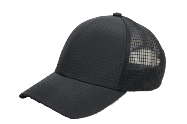 Grid Trucker Mesh Fabric (Black/Black TS-GT003)