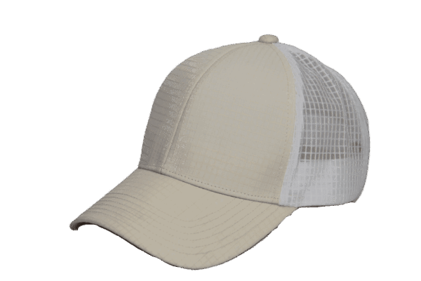 Grid Trucker Mesh Fabric (White/White TS-GT005)