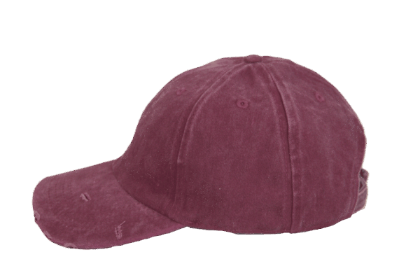 Vintage Washed Cap (Burgundy VWC05)