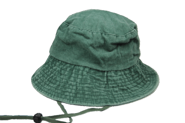 WASHED BUCKET HAT (EMERALD WBH-02)