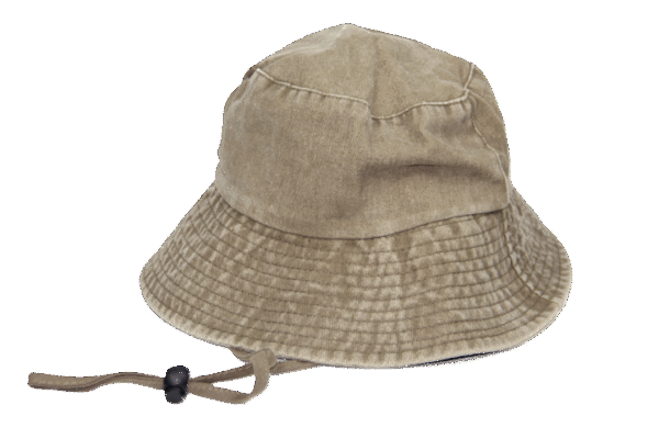 WASHED BUCKET HAT (OLIVE WBH-03)
