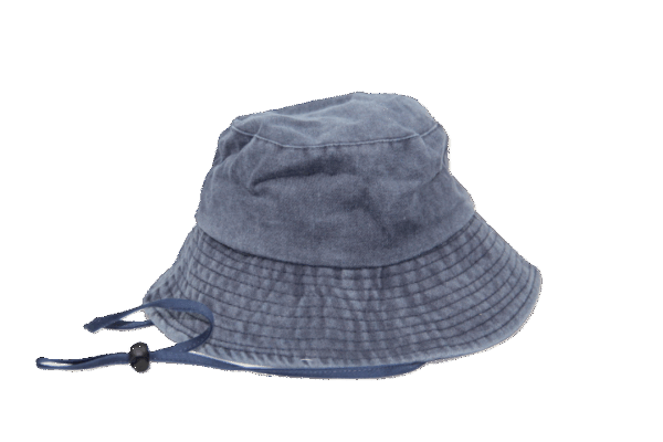 WASHED BUCKET HAT (NAVY WBH-05)
