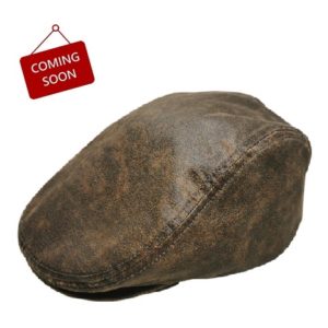 oilskin flat cap